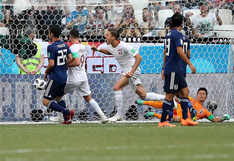 Bednarek anotó el único gol del encuentro, llenando de nervios a la delegación japonesa