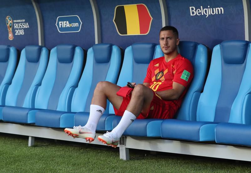 Eden Hazard no jugaría ante Inglaterra. Bélgica salió con suplentes
