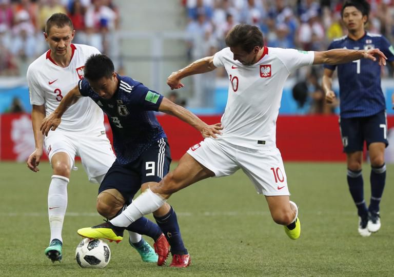 Okazaki fue uno de los suplentes devenidos en titular ante Polonia