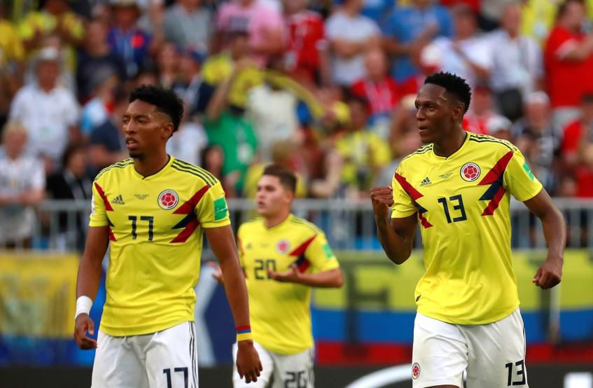 El cabezazo de Yerry Mina, a falta de un cuarto de hora, certificó el billete colombiano
