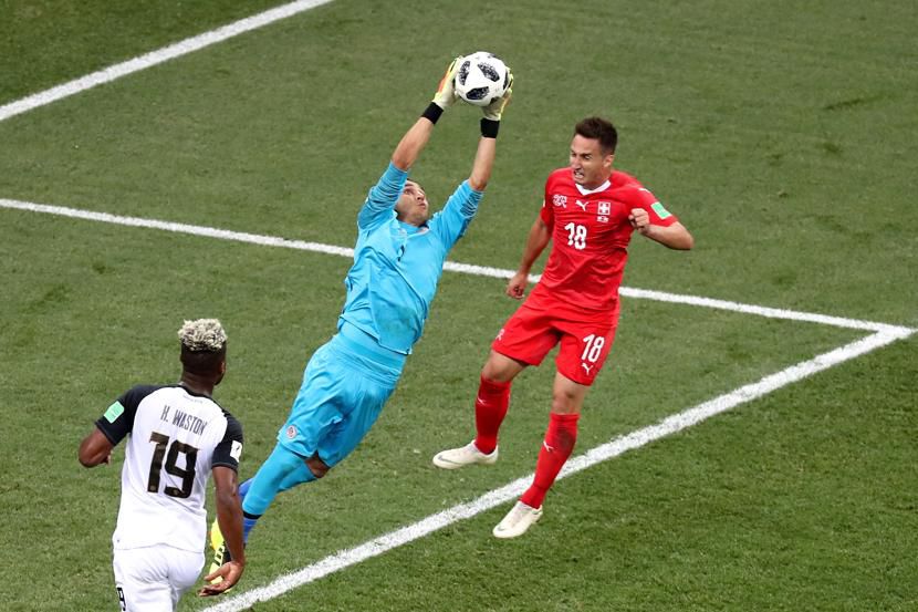 Keylor Navas se despidió del Mundial ofreciendo otra buena actuación. Esta vez ante los helvéticos