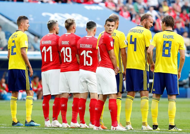 Xhaka, como Suiza, no tuvieron su mejor día