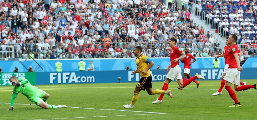 El jugador belga sentenció el bronce con un gol pleno de clase