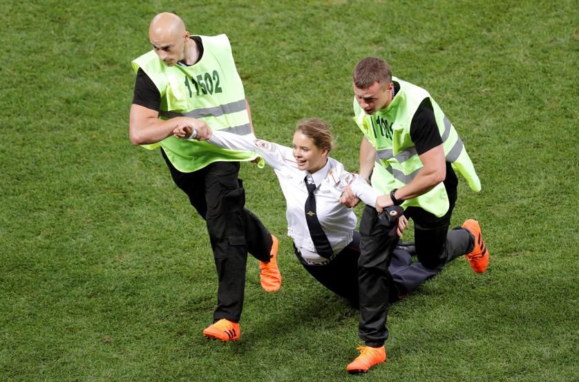 La final asistió a los únicos fallos de seguridad vistos en Rusia 2018