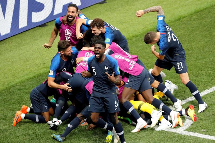 Una contra lanzada por Mbappè,  desembocaría en el zurdazo a gol de Pogba