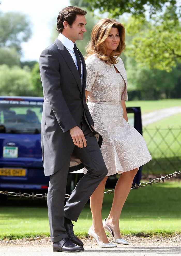 Roger Federer y su mujer Mirka Federer