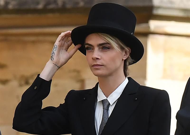 La modelo Cara Delevingne.