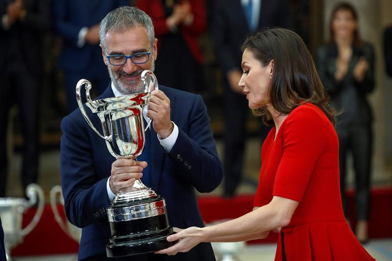 El director de la película "Campeones" recoge el Premio Nacional a las Artes y las Ciencias Aplicadas al Deporte.