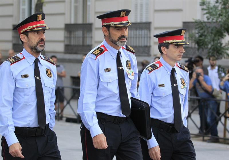 Josep Lluis Trapero, mayor de los Mossos, declara en la Audiencia Nacional