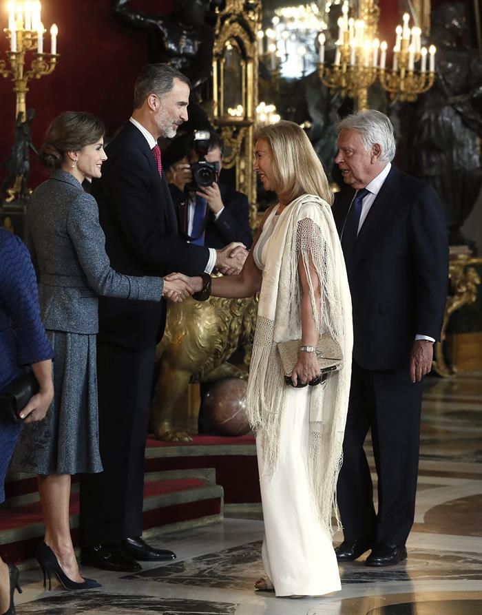 Recepción en el Palacio Real con motivo del Día de la Fiesta Nacional
