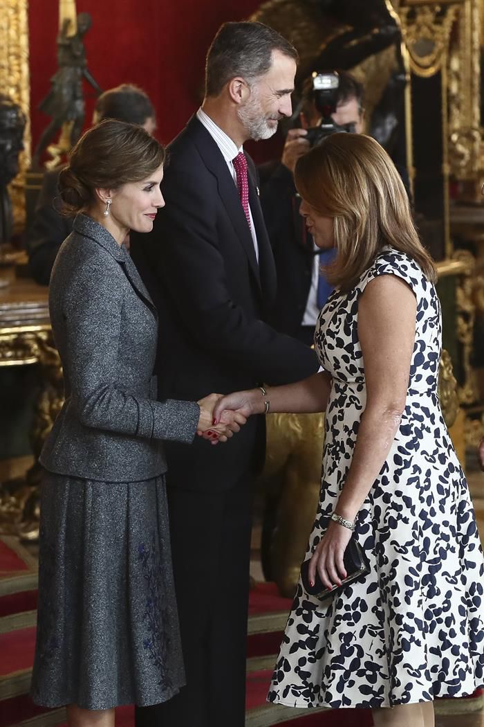 Recepción en el Palacio Real con motivo del Día de la Fiesta Nacional