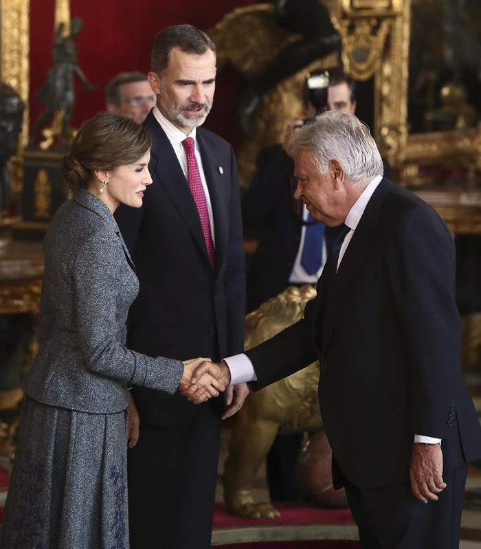 Recepción en el Palacio Real con motivo del Día de la Fiesta Nacional