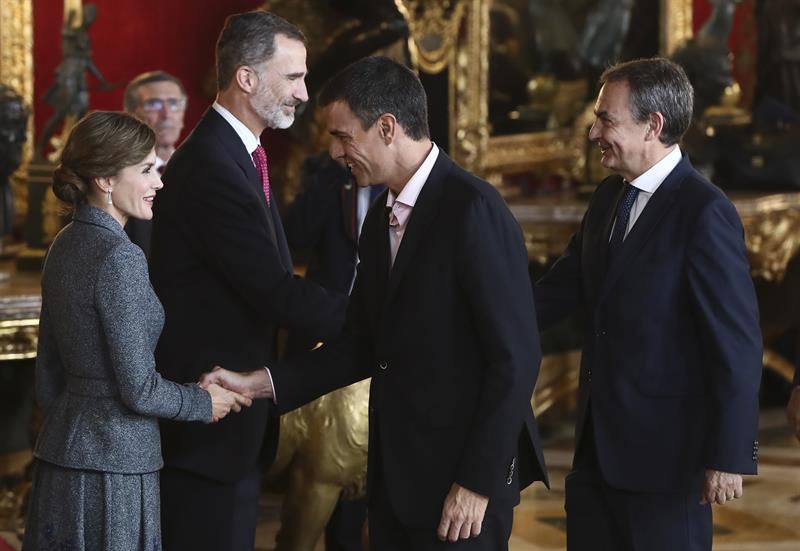 Recepción en el Palacio Real con motivo del Día de la Fiesta Nacional