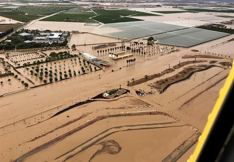 La localidad murciana de Los Alcázares donde el ayuntamiento ha ordenado este viernes el desalojo de la urbanización Bahía Bella, el barrio de la Fuensanta y la zona cero de las inundaciones de diciembre de 2016.