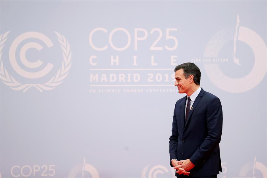 El presidente en funciones, Pedro Sánchez