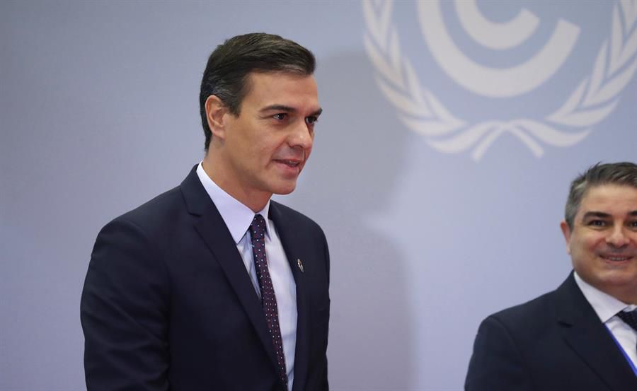 El presidente en funciones, Pedro Sánchez
