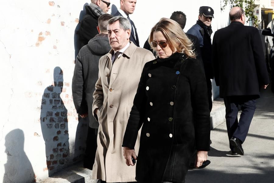 El empresario Alfonso Cortina y su mujer, Miriam Lapique