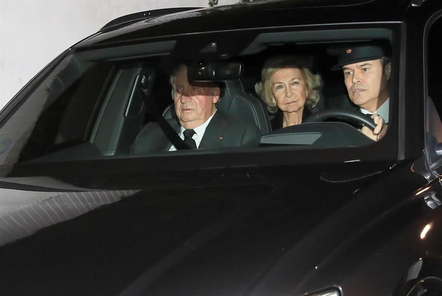 Los Reyes eméritos de España Juan Carlos I y doña Sofía.