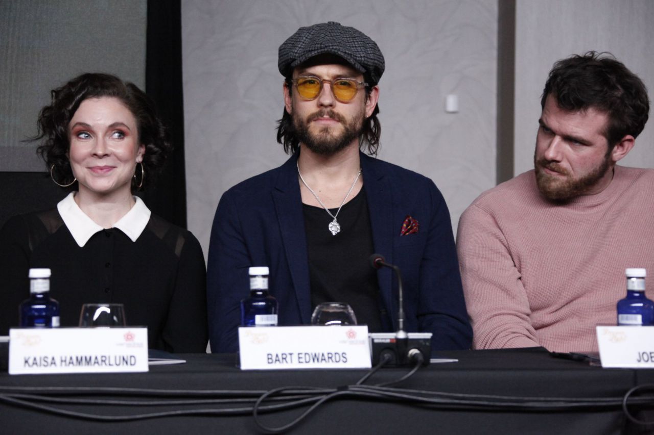 Kaisa Hammarlund, Bart Edwards y Joe Layton.