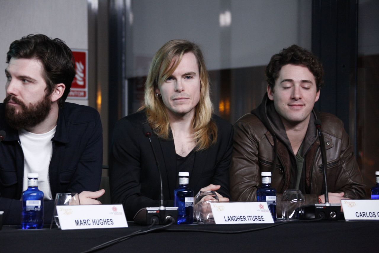 Marc Hughes, Landher Iturbe y Carlos Camino.