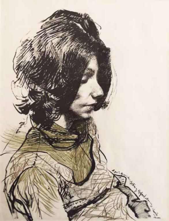 Retrado de Belén Feduchi (esposa de Rafael Moneo)