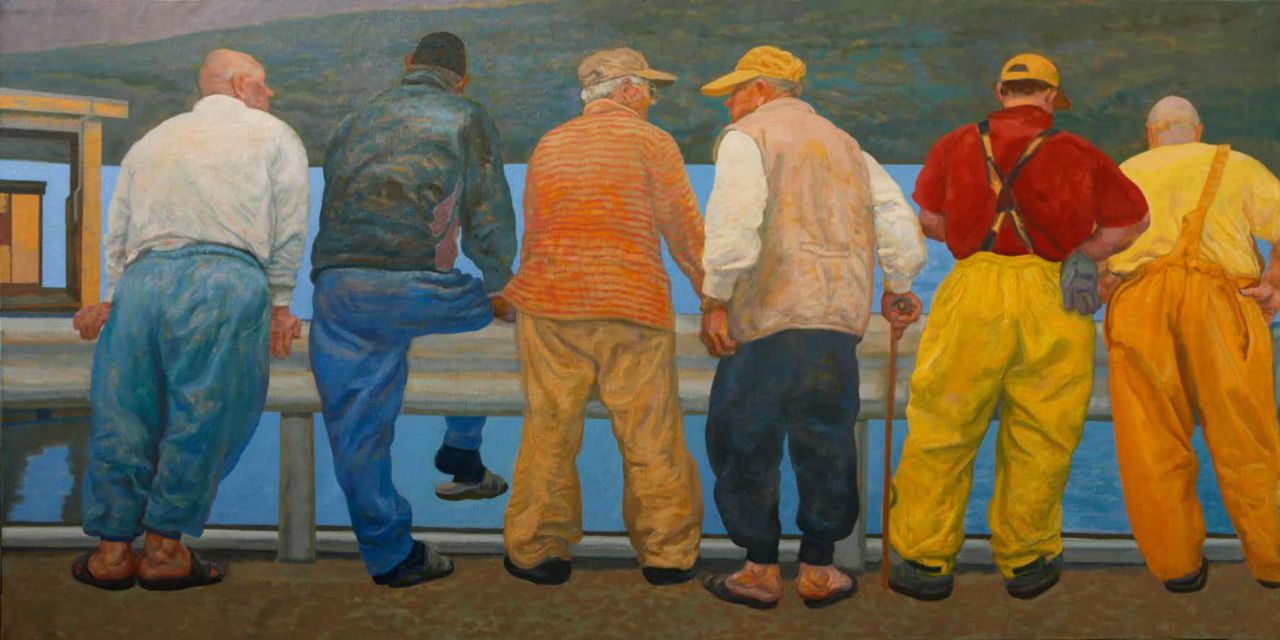 Pescadores en Malpica, Galicia, 2009