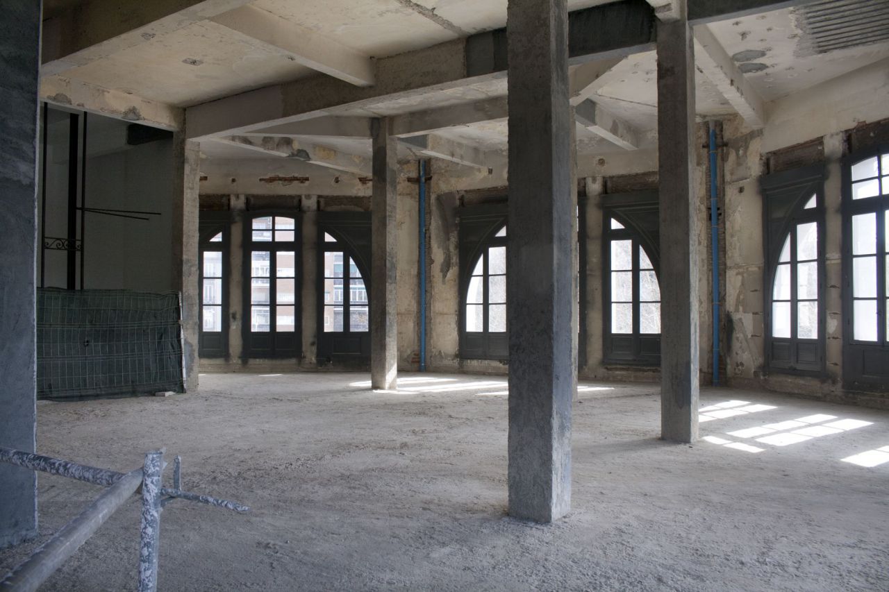 Una de las salas para el futuro restaurante.