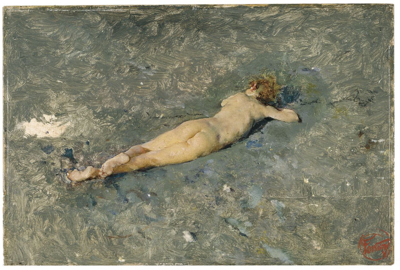 'Desnudo en la playa de Portici', del Museo del Prado