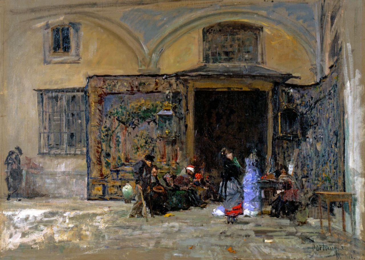'Pórtico de la iglesia de San Ginés de Madrid', de The Hispanic Society of America  