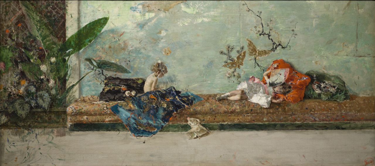 'Los hijos del pintor en el salón japonés', del Museo del Prado