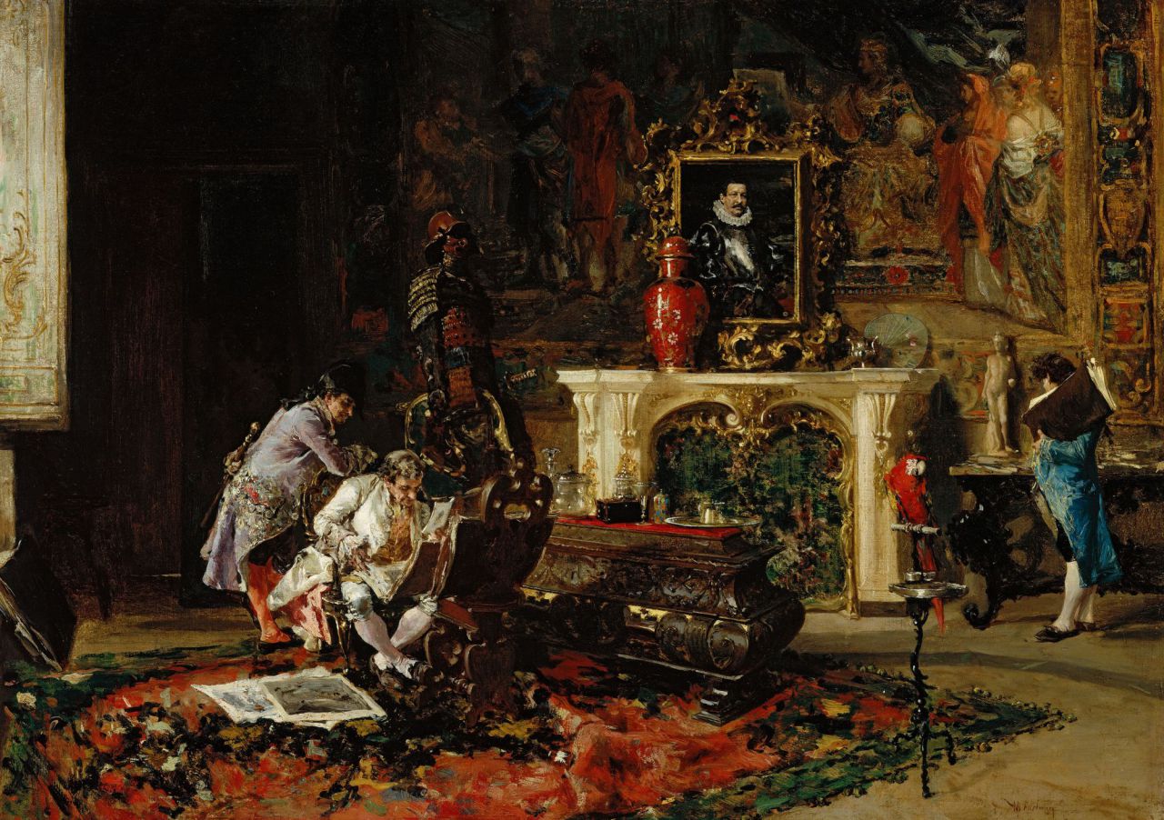'El aficionado a las estampas'. del Museum of Fine Arts, Boston