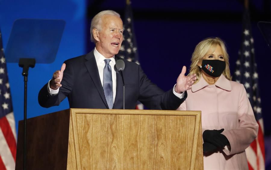 Joe Biden, esta noche.