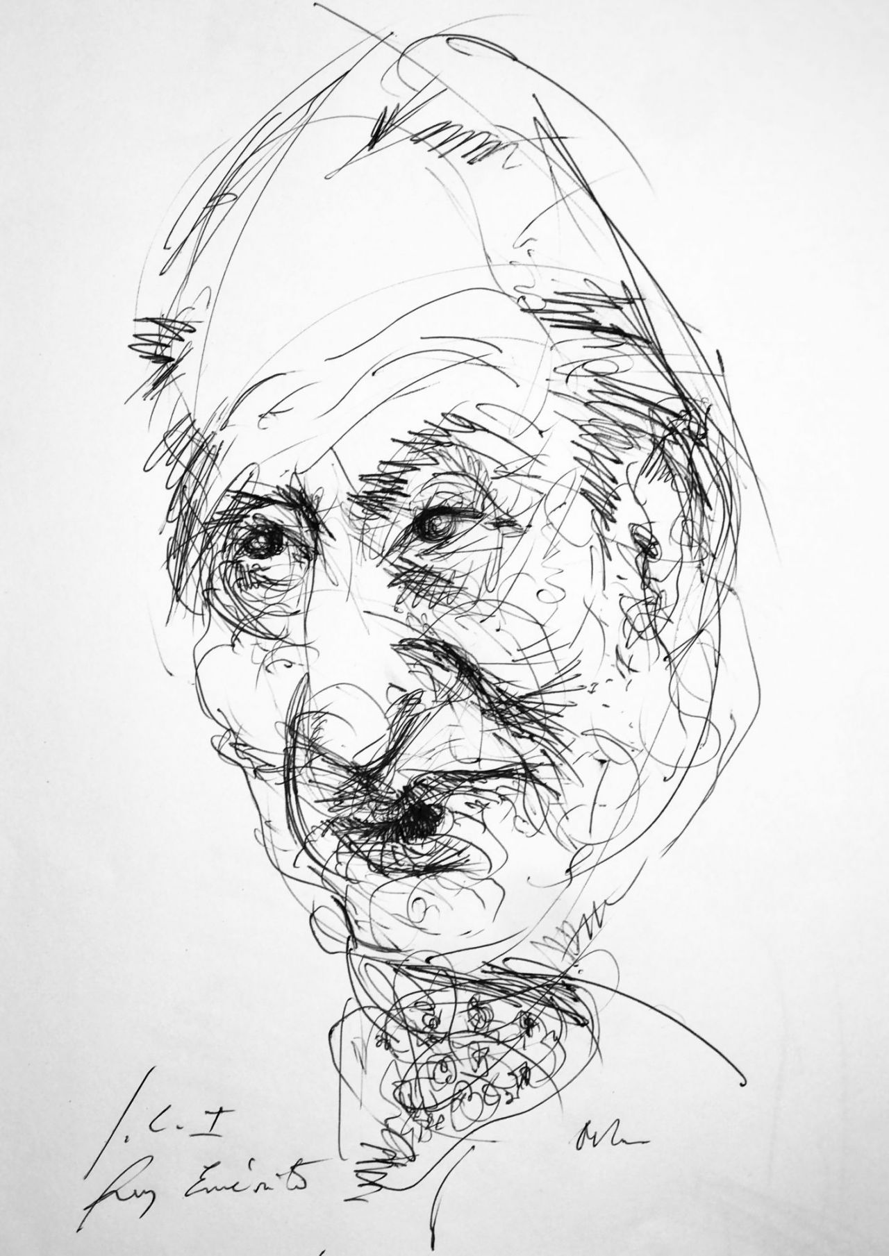 Juan Carlos I. Caricatura de Víctor Ochoa