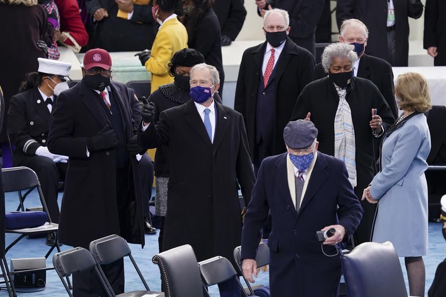 El expresidente George W. Bush acudió al evento.