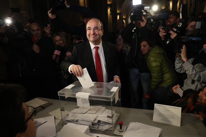 El candidato del PSC, Miquel Iceta 
