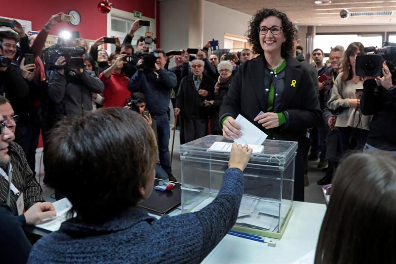 La candidata por ERC, Marta Rovira