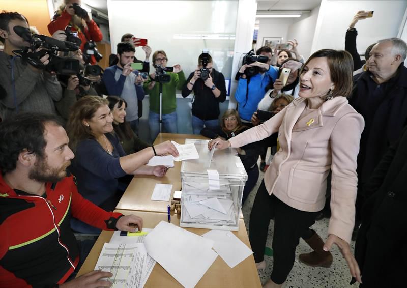 Carme Forcadell, presidenta del Parlament y número cuatro de ERC por Barcelona