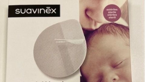 Retirados los parches de hidrogel Suavinex para pezones agrietados