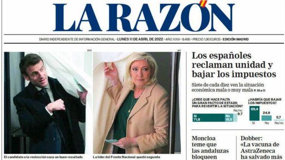 Las portadas de este lunes