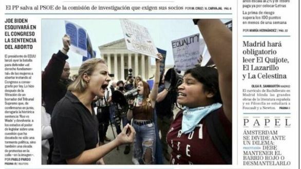 Las portadas de los periódicos de este miércoles