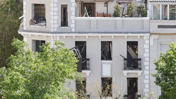 Hallan muertos a los dos operarios desaparecidos tras la explosión de un edificio en Madrid