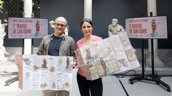 El Ayuntamiento presenta un mapa ilustrado para descubrir el Madrid de San Isidro