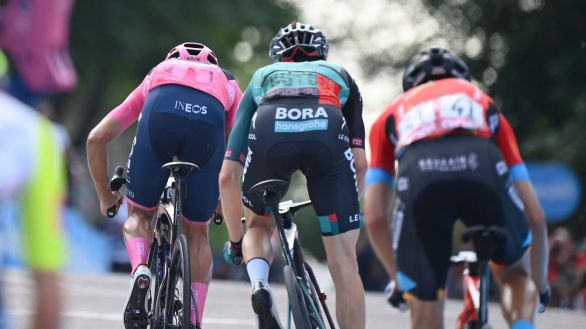 Giro de Italia. Bouwman también gana en Castelmonte y los favoritos se marcan