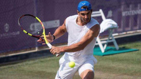 Wimbledon. La mejor noticia: Rafa Nadal ya se entrena en hierba