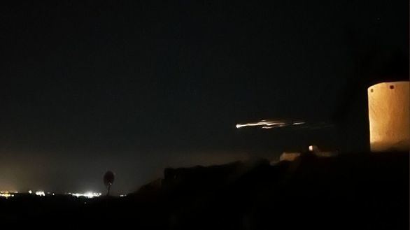 Así fue la entrada en el atmósfera de los restos de un cohete chino: 