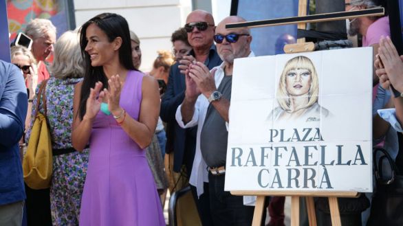 Raffaella Carrà ya tiene una plaza con su nombre en Madrid