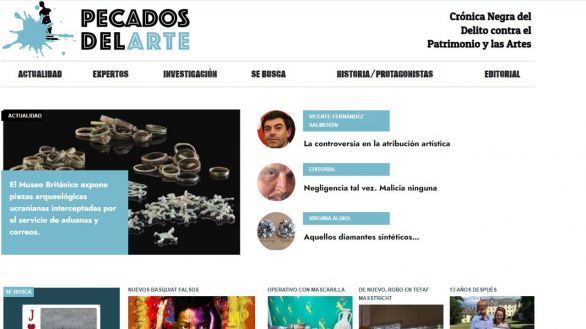 Nace Pecados del Arte, la primera revista especializada en delitos de arte