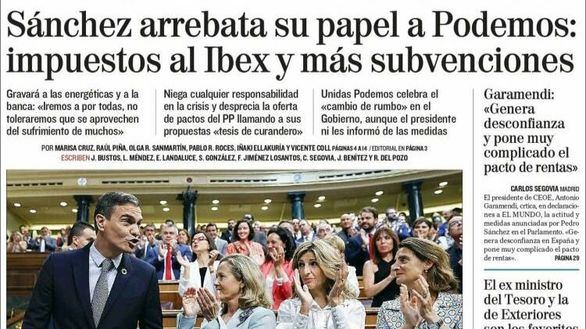 Las portadas de este miércoles