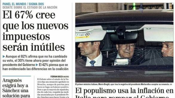 Las portadas de los diarios de este viernes