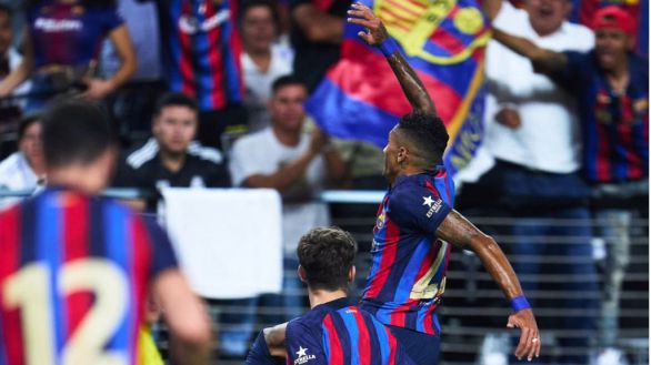 Raphinha firma la victoria del Barça en el Clásico de Las Vegas